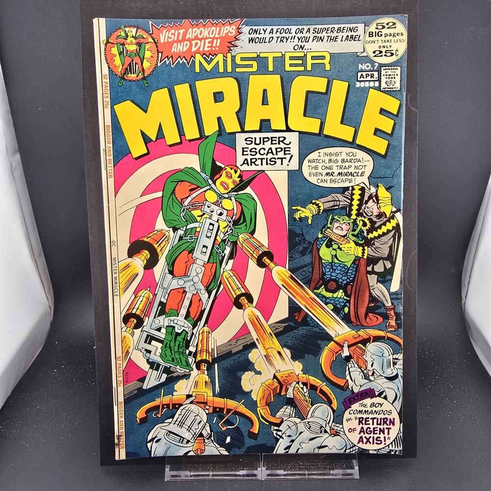 Mister Miracle #7 (1972) FN/VF 7.0 - 8.0 Key 1st Kanto & Lump Jack Kirby Art DC